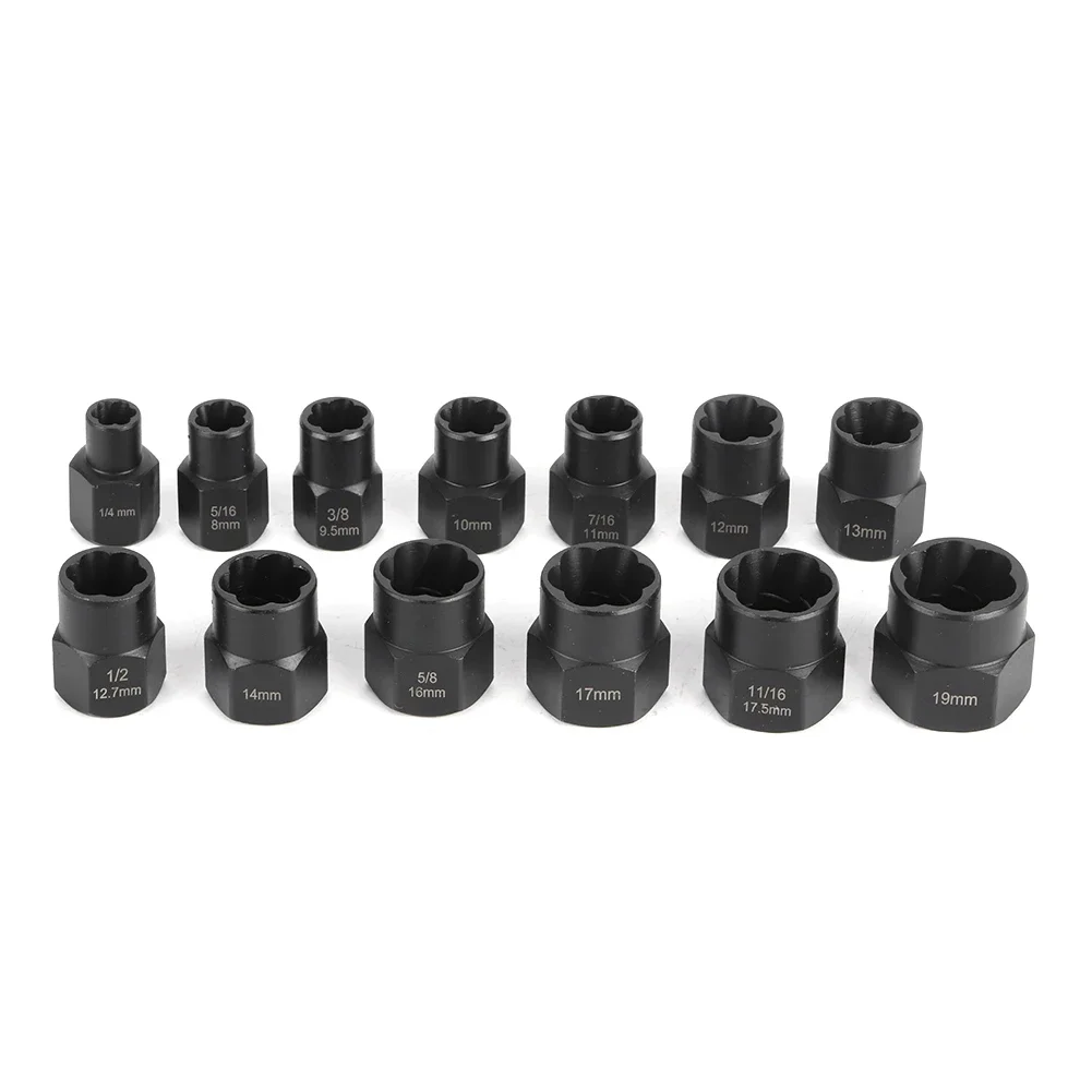 

3Pcs/Set Impact Bolt Nut Removal Extractor Socket Tool Kit