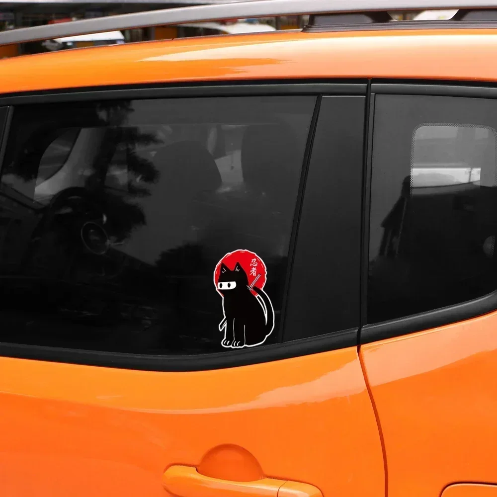

Ninja Cat JDM стиль автомобильные наклейки водостойкие для топливного бака мотоцикла забавные прочные декоративные наклейки наклейки автоаксессуары