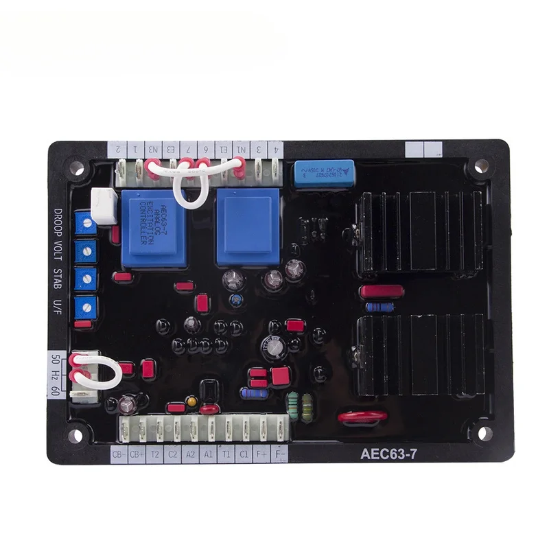 AEC63-7 AVR Automatic Voltage Regulator, Stabilizer Control Module for Diesel Generator Set Replacement Parts