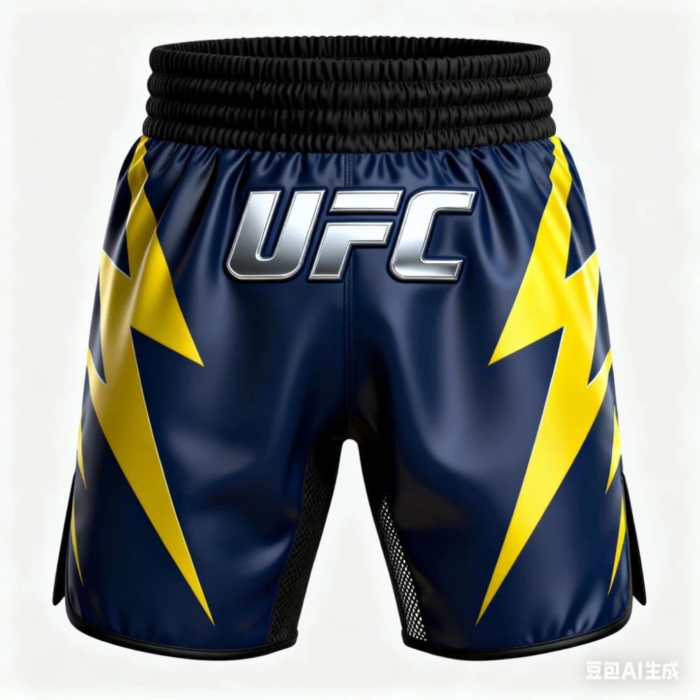 

UFC New Lightning Boxing Shorts Men Oversized Breathable Quick Drying MMA Training Shorts Octagonal Cage Fighting Sports Shorts