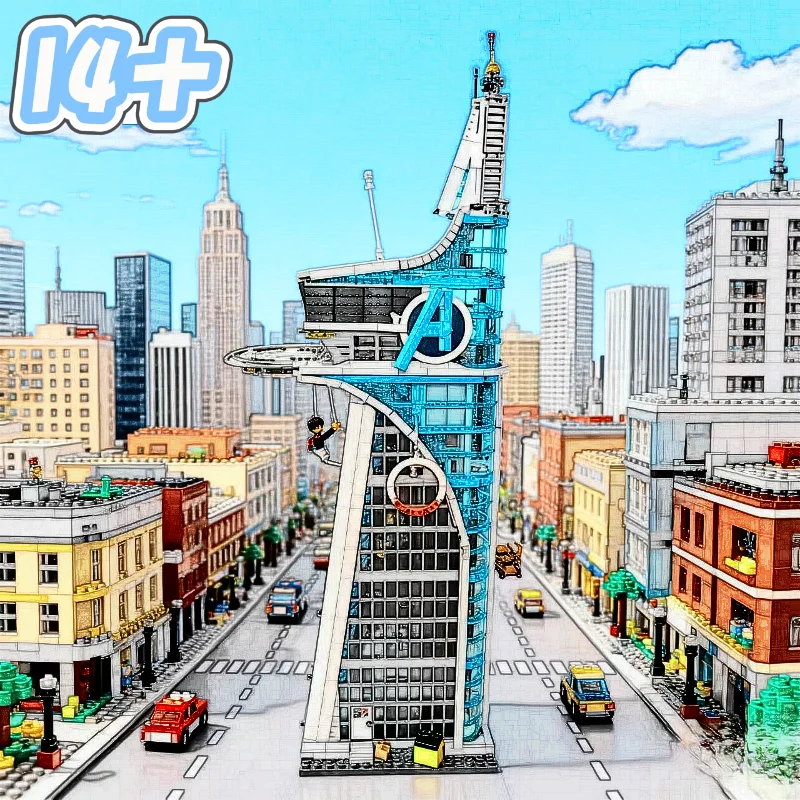 

MOC-76269 Battle Tower Modular Building Block Model Brick 5201PCS Architecture Ornament Home Decor Toys Birthday Christmas Gifts