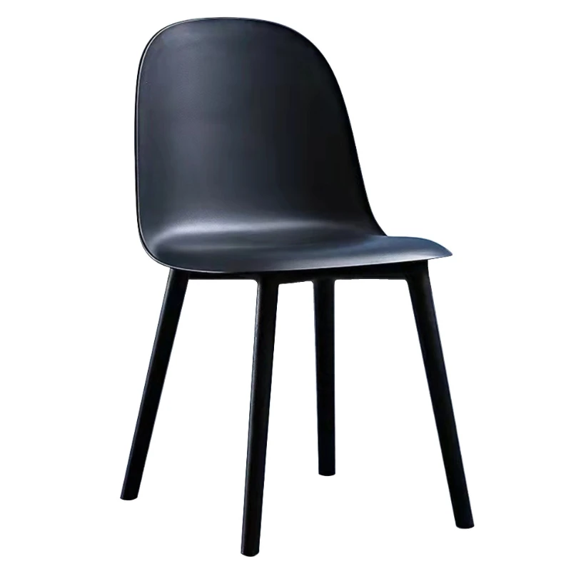 

2022 hot sale designer makeup chair nordic dining chair home modern backrest plastic chair leisure furniture set