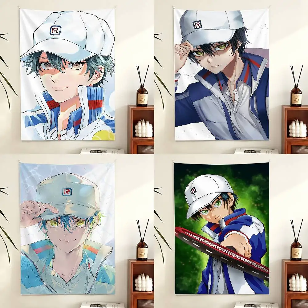 Prince of Tennis Ryoma Echizen Flags Wall Hanging Background Art Banner for Bedroom Home Outdoor Decor