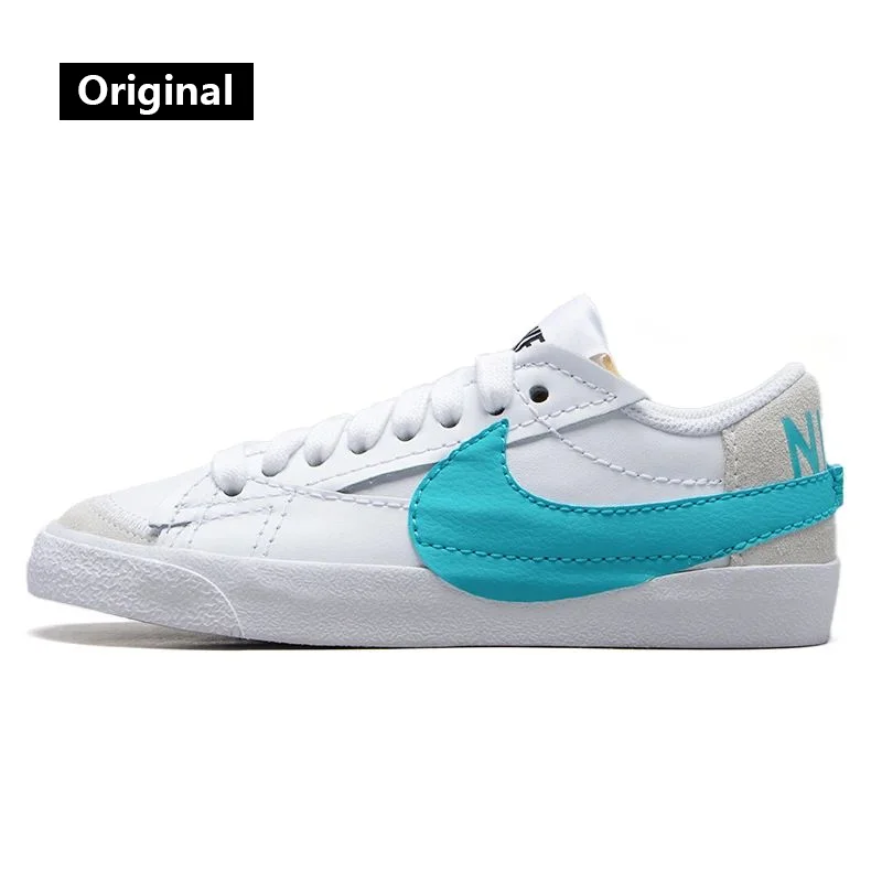 Nike brand women's shoes 2024 fall new BLAZER LOW '77 board shoes fashion casual shoes DQ1470-107