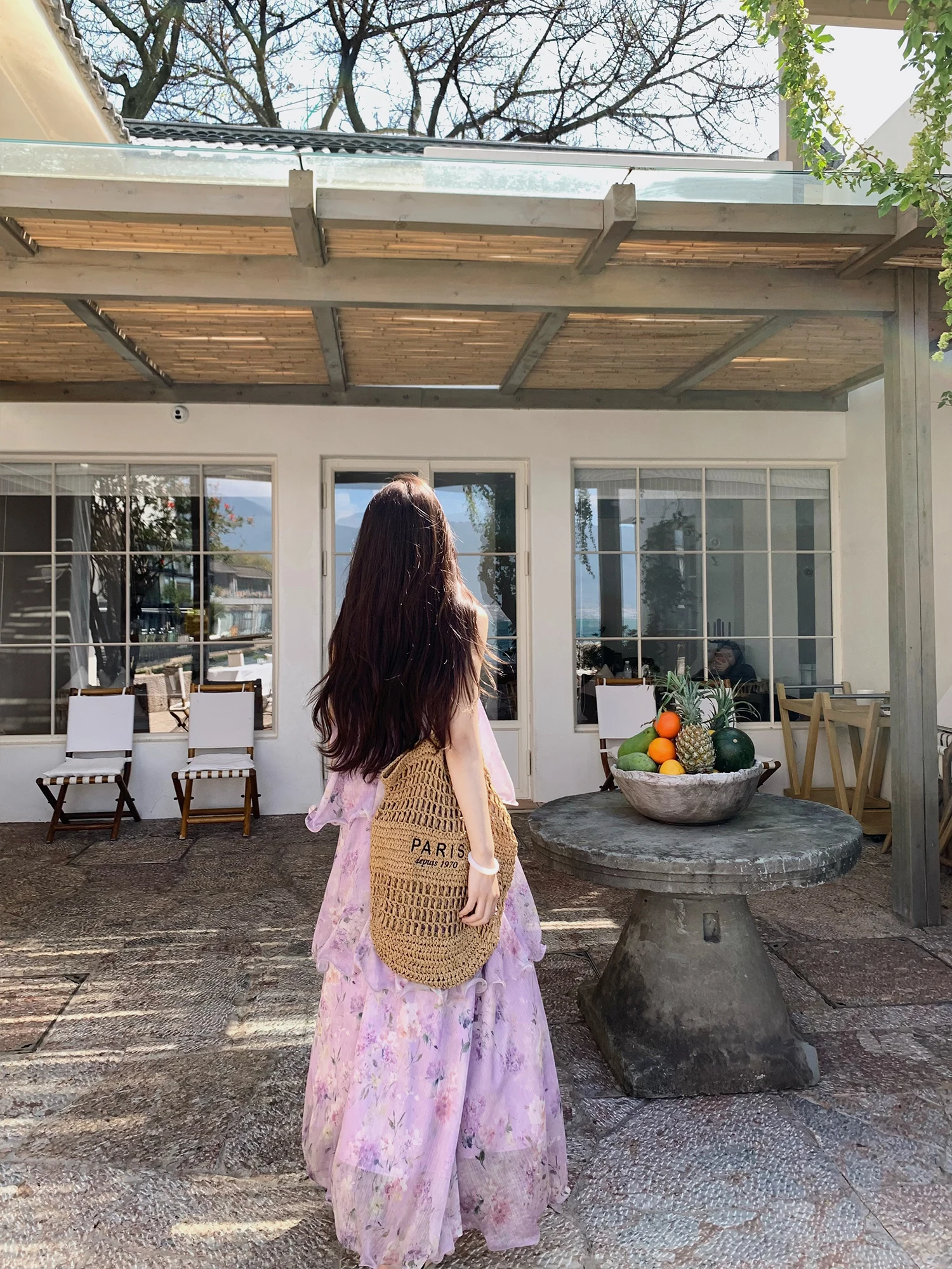 

Платье в стиле принцессы с цветочным узором, многослойной юбкой-лепестком и завязками на шее, летнее, из полиэфирного волокна, коллекция Dream Core