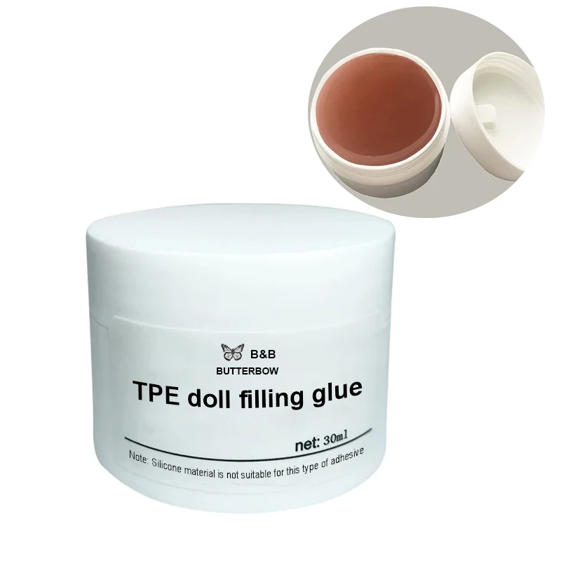 TPE Doll Filling Glue TPE Doll Model Repair Liquid Groove Defect Holes Filling Glue Natural Wheat Color Soft And Not Hard 30ml