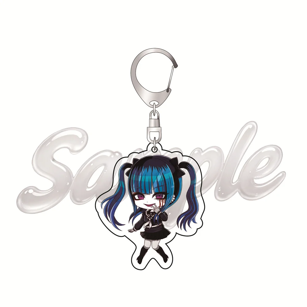 Game HUNDRED LINE 6cm Acrylic Keyrings Backpack Decorations Accessories Decor Gifts Exquisite Products