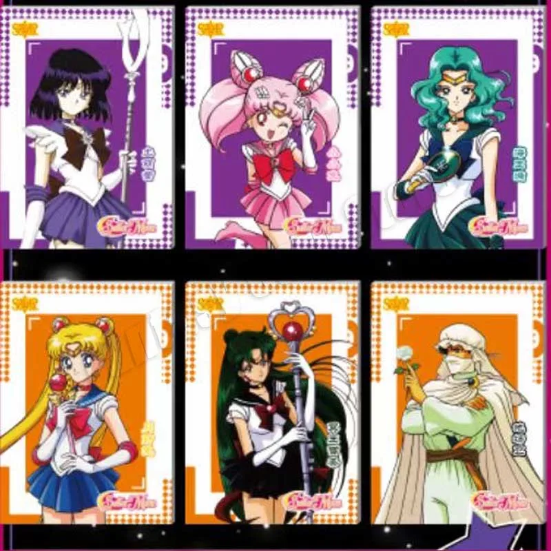 New Style Sailor Moons Card Limited Sale ACG Goddess Story Beautiful and Lovely Anime Goddes Wife Card Blind Box Collection Gift