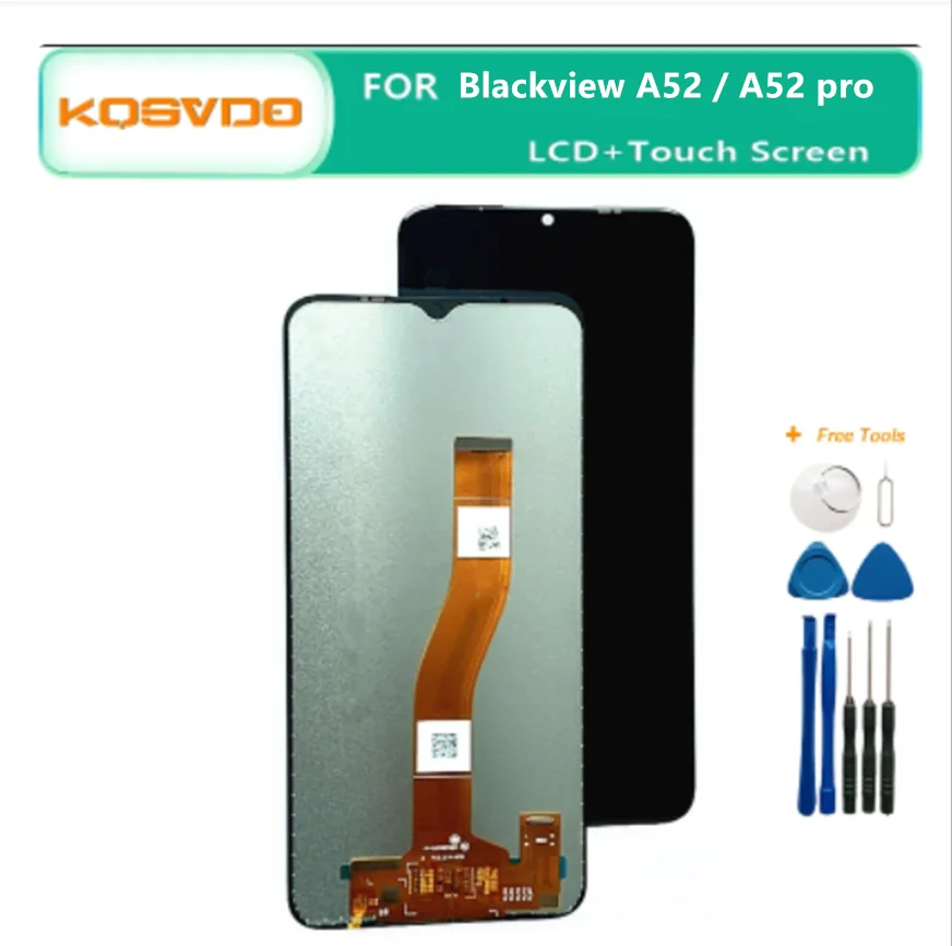 Baru pengganti layar sentuh LCD Blackview A52, Digitizer layar sentuh untuk Blackview A52 Pro A52Pro