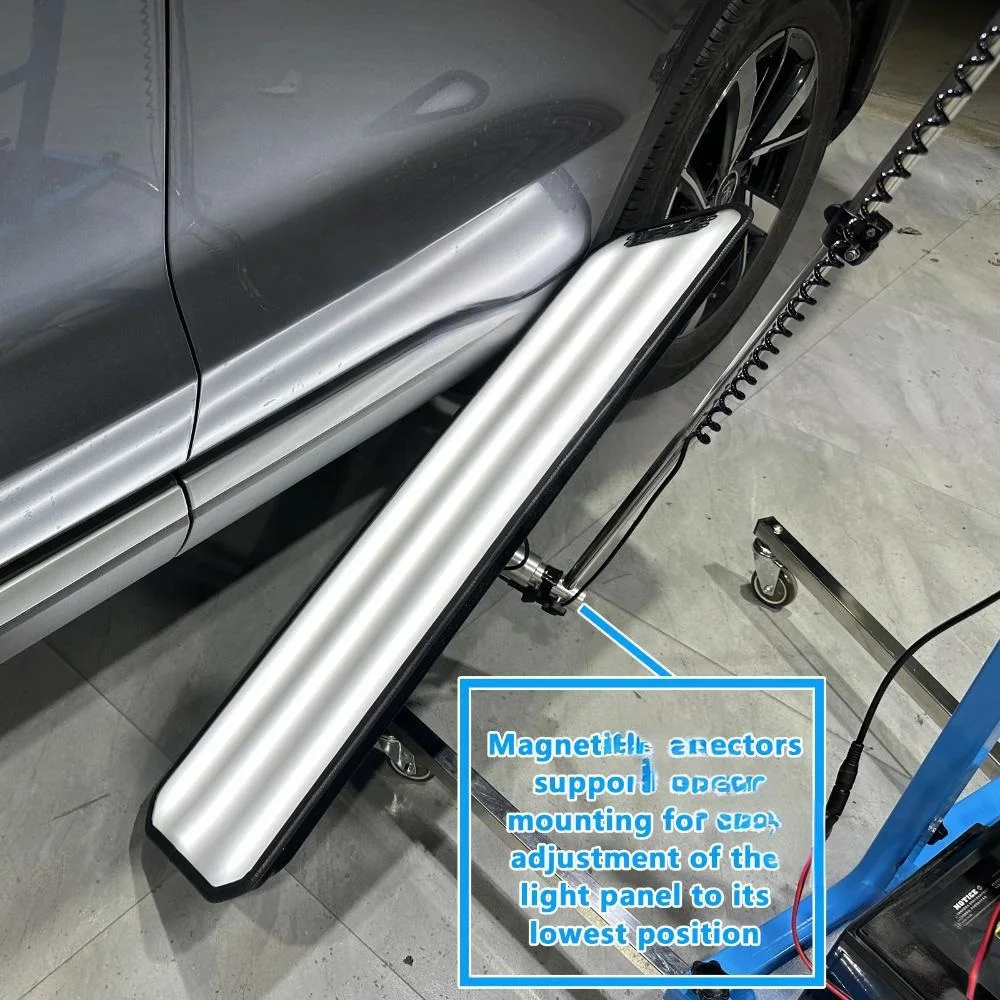 

﻿ Car PDR Paintless Dent Repair Leveling Lamp Stand(95x26cm), with a freely adjustable hydraulic shelf light