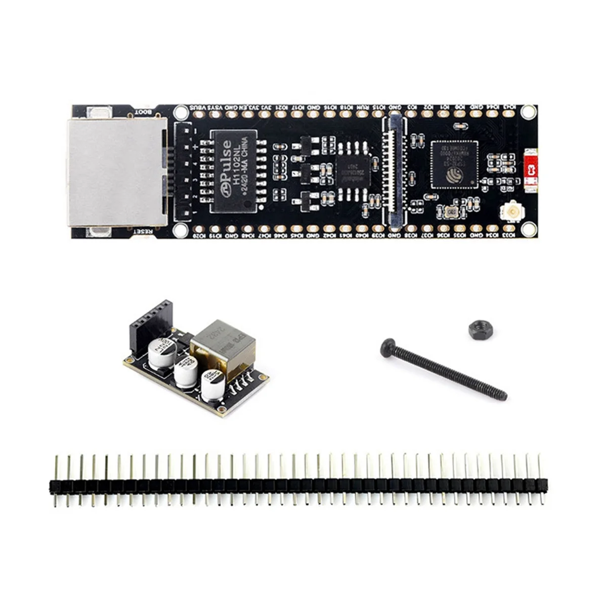 ATP-ESP32 S3 Ethernet Development Board ESP32 S3R8 Support 2.4G Wi Fi and BLE 5 with POE Module for AloT A