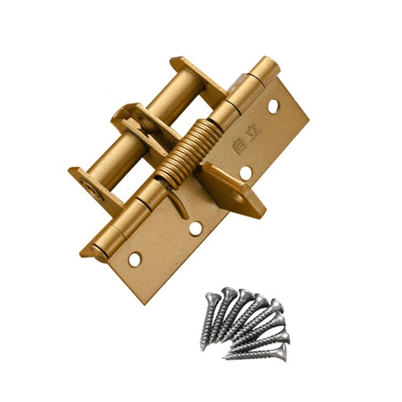 Self Closing Door Hinges Invisible Door Closer Iron Automatic Rebound Hinge Dropshipping
