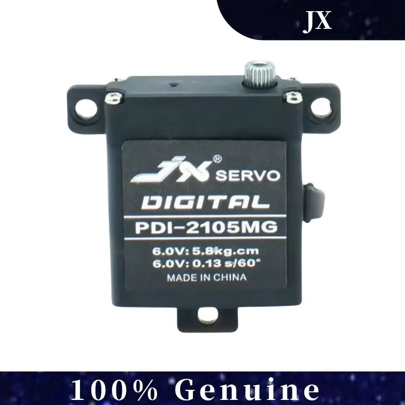 

JX Servo PDI-2105MG 21g Сервопривод 5,8 кг Вертолет с металлической шестерней и высоким крутящим моментом Цифровой сервопривод для RC FPV Drone и RC Car