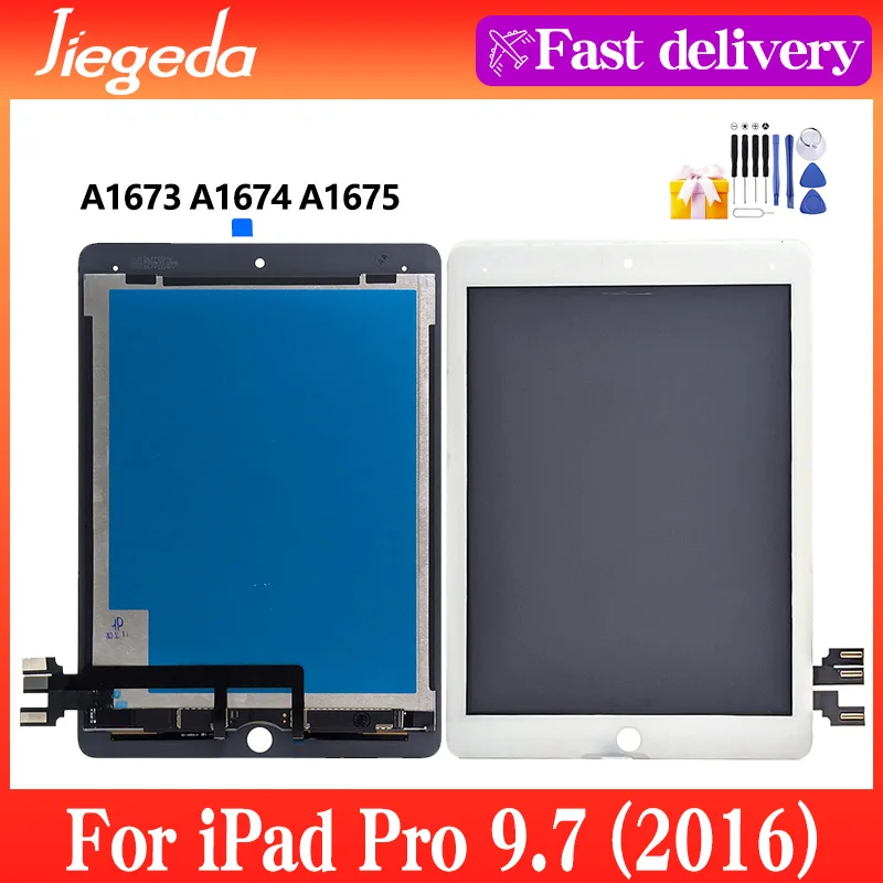 

100% Tested LCD For Apple iPad Pro 9.7 A1673 A1674 A1675 Touch Screen Digitizer Sensors Panel Replacement LCD For ipad Pro 9.7