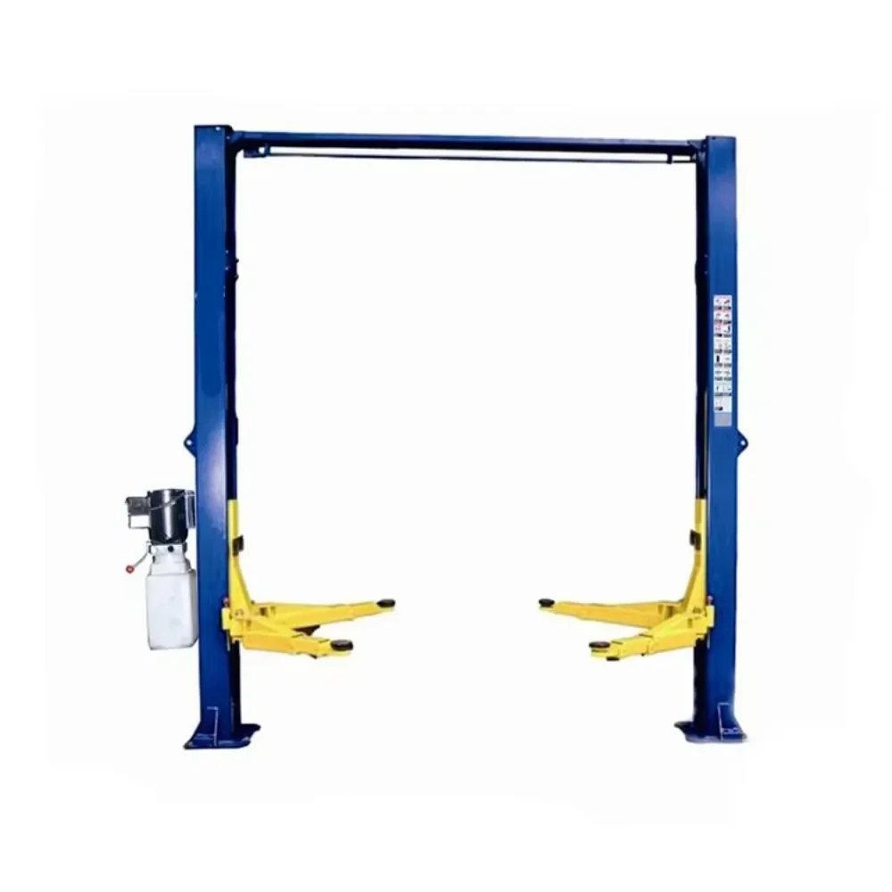 Good pri 3T manual single side release Clear Floor with  Overhead Two Post Lift