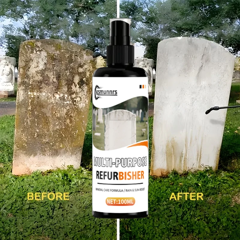 

Спрей для восстановления надгробий Instant Tombstone Restorer – подходит для ремонта надгробных знаков на открытом воздухе, обеспечивает быстрое восстановление цвета. Обладает функцией безопасности.