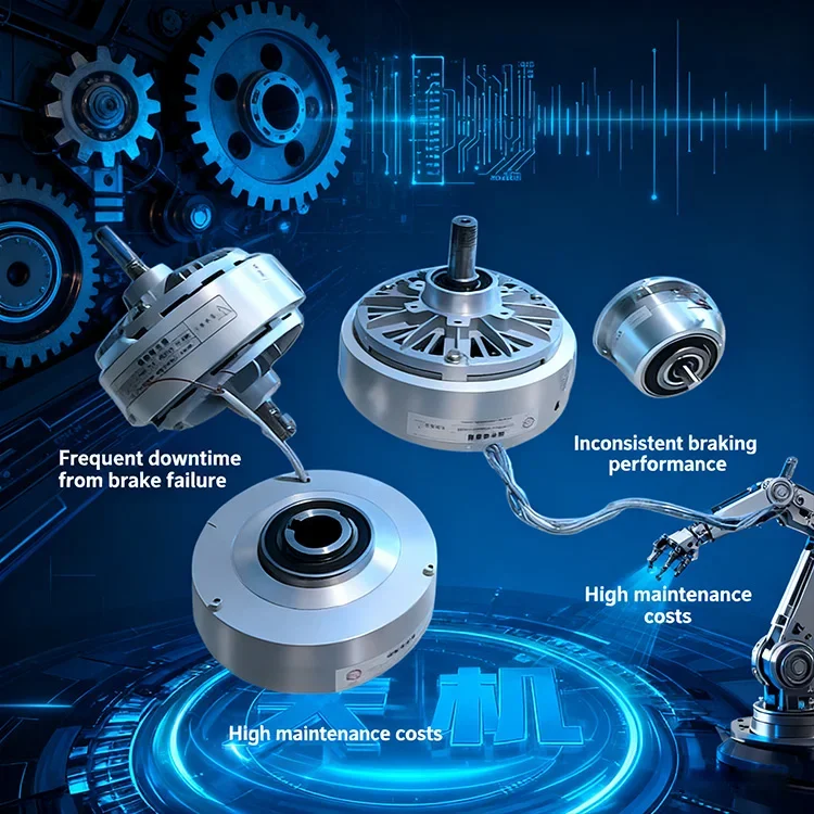 TLF Quality Assured Steel Magnetic Powder Brake and Plastic Machine Brake Repair Kit with OEM Support Electromagnetic Brake