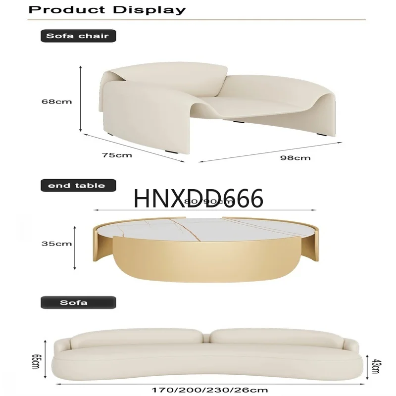 

Modern Luxury Leather Sofa for Reception Lobby and Waiting Area