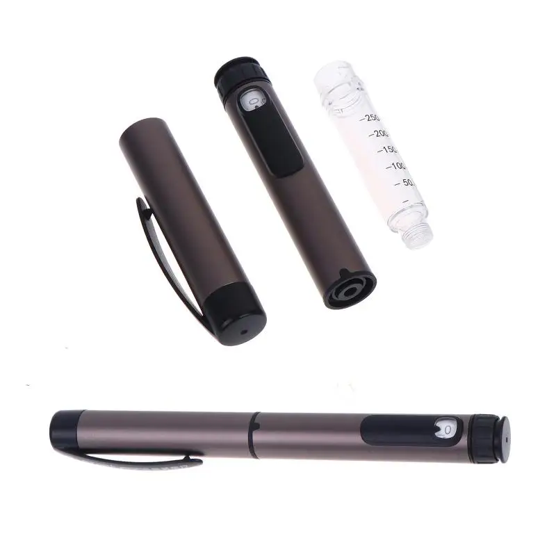 1Pc/2Pcs Easy Use Portable Reusable Pen 3ML Diabetes Insulin Injection Pen For Home Office Convenient Self Care