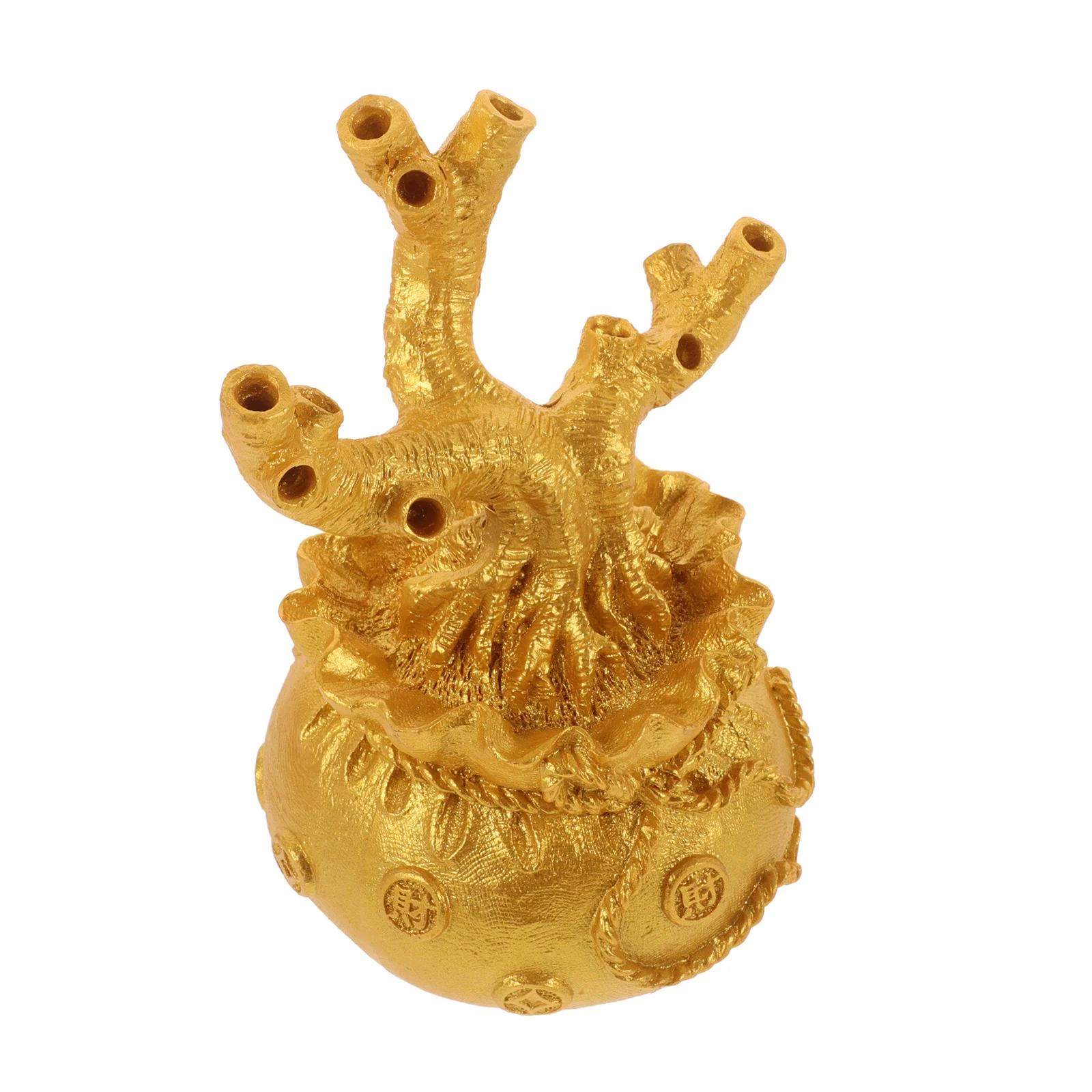 

Money Tree Resin DIY Semi Finished Small Luck Statue Fortune Tree Base Desktop Ornament Classic Chinese Style Craft