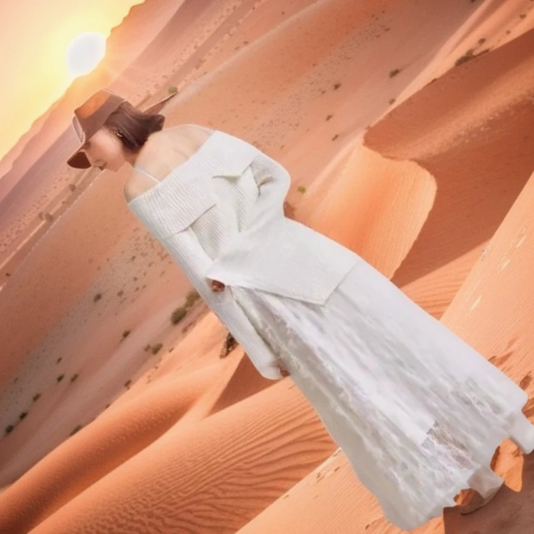 

Japanese Style Elegant Off-Shoulder Long Sleeve Knit Top + Feather Sheer Strap Dress Autumn Winter Sweet White Two-Piece Set