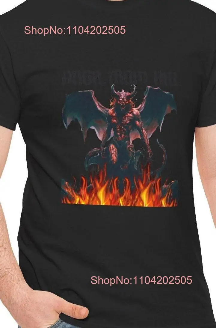 Heavy Cotton T Shirt Angel from Hell DTG printed with unique design Original attractive printing technique gifts