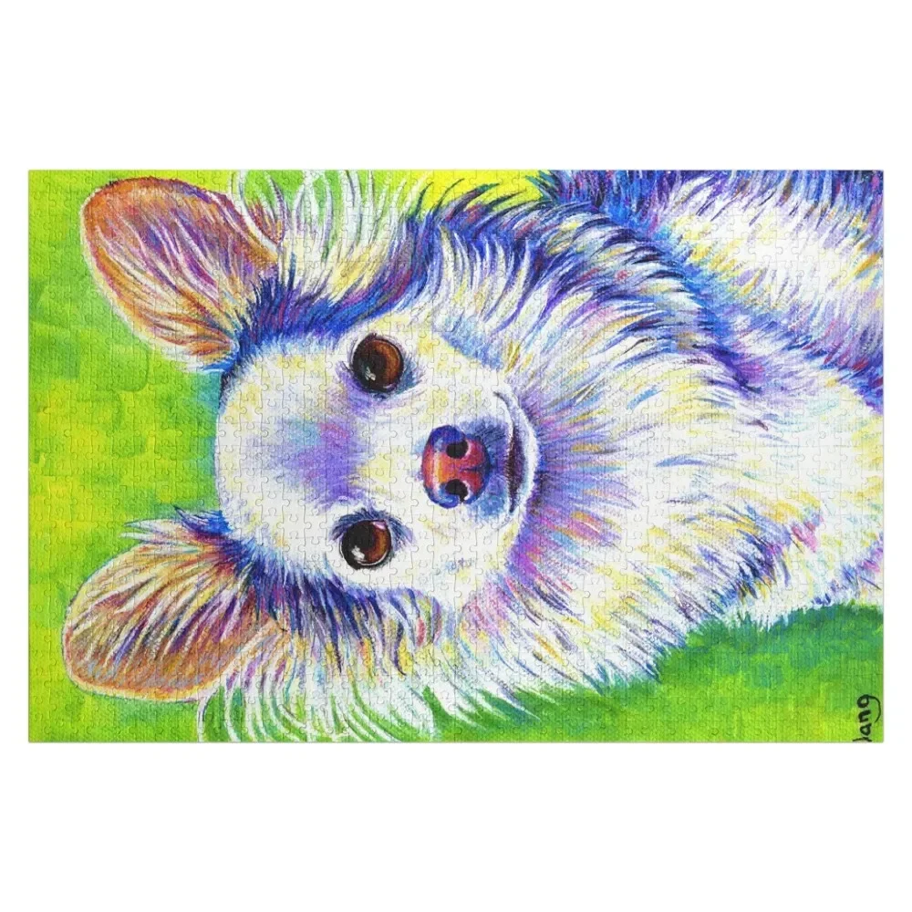 

Colorful Cute Chihuahua Dog Jigsaw Puzzle Children Custom Name Child Toy Custom Kids Toy Puzzle