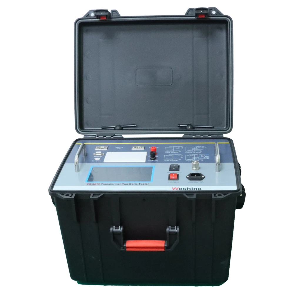 Manufacturer Direct Sales Transformer Capacity and Dielectric Loss Power Factor Tan Tangent Delta Tester Test Kit