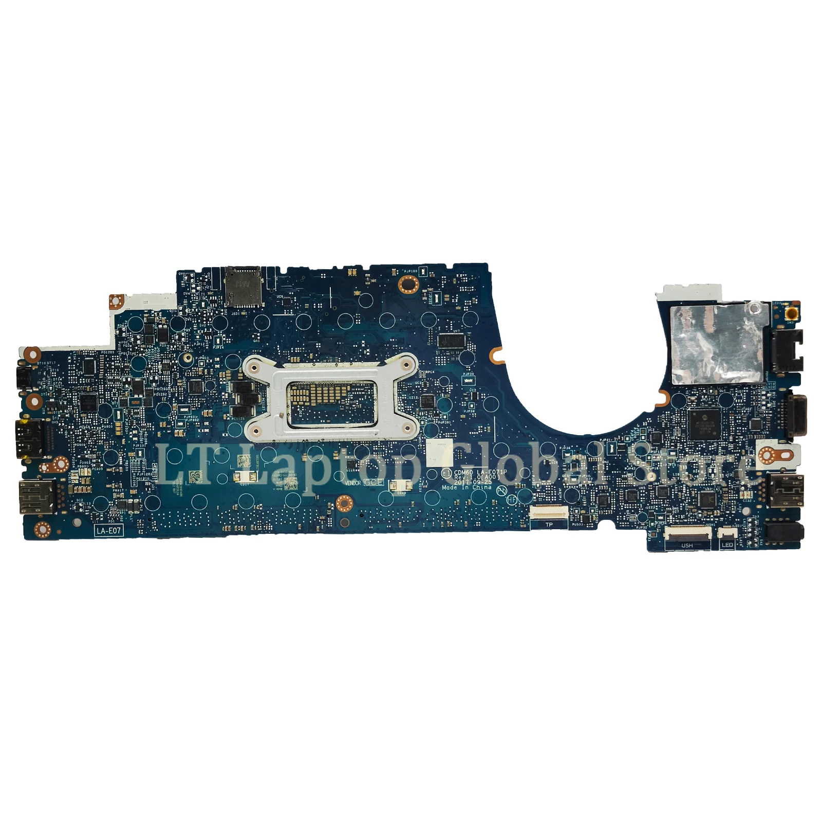 Laptop Motherboard LA-E071P UNTUK Dell Latitude 5280 5290 04T711 03Y392 04X332 Notebook Mainboard dengan CPU i3 i5 i7 7th Gen