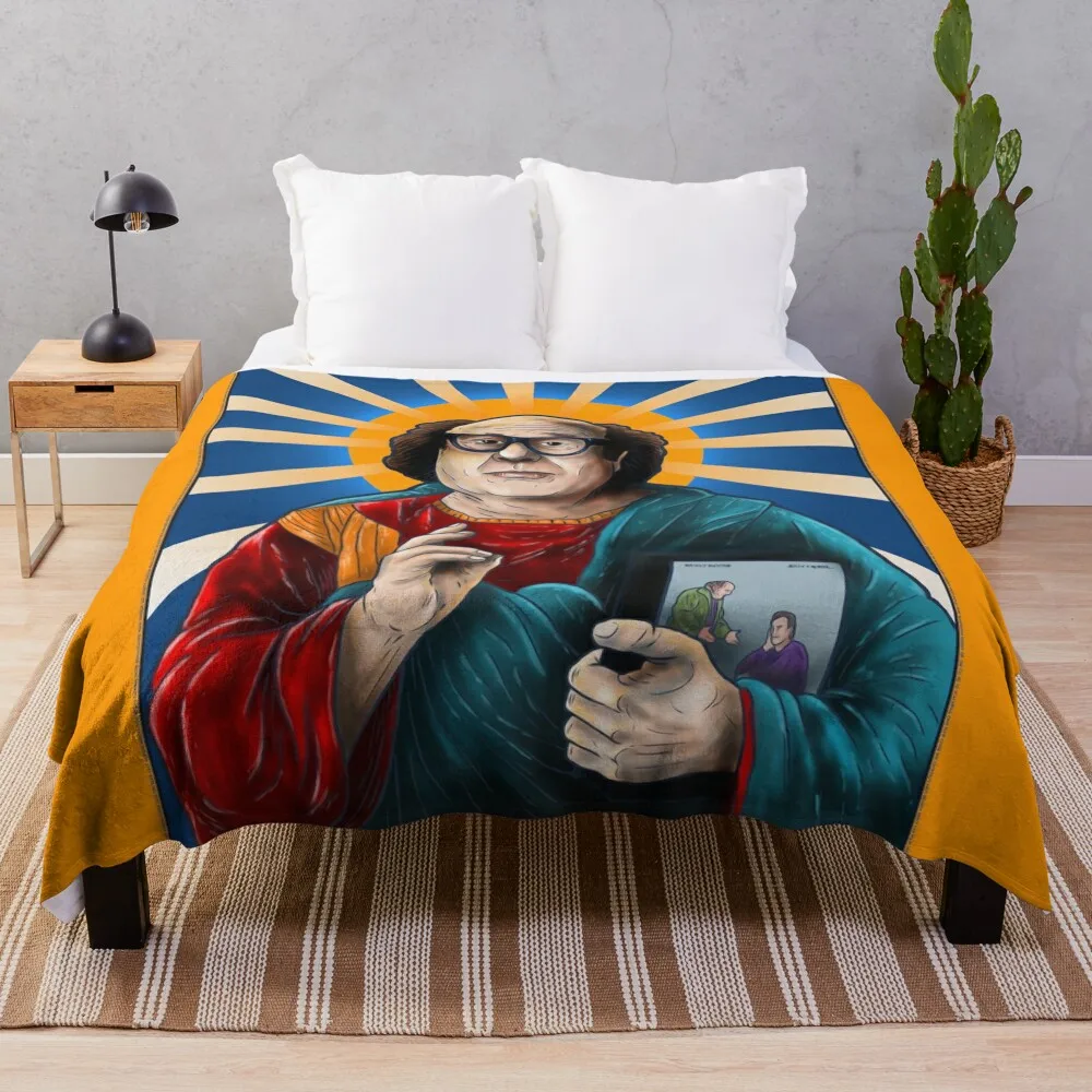 Saint Danny DeVito Throw Blanket For Baby anime Plaid sofa bed Blankets