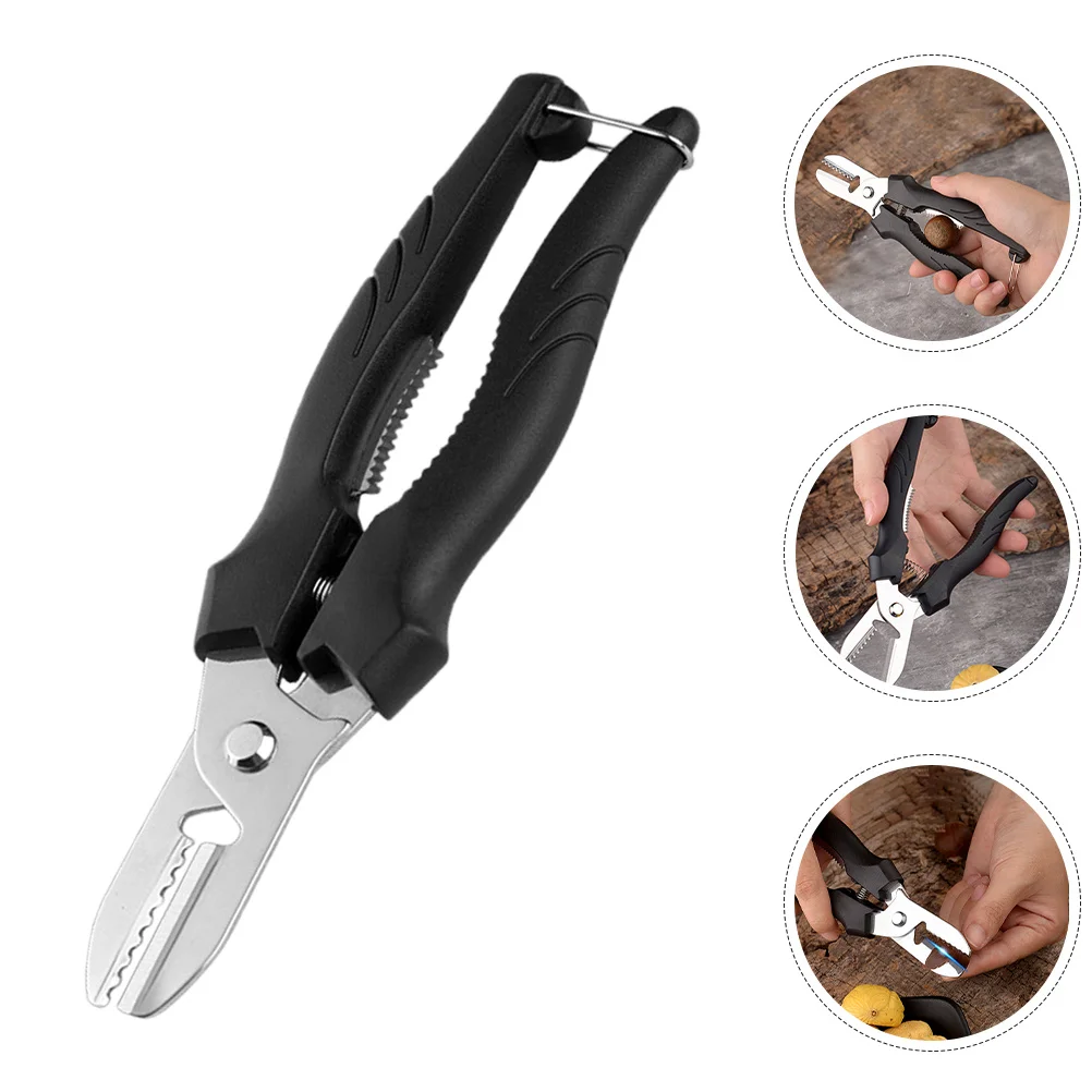 

Metal Chestnut Opener Nut Cracker Tool Walnut Sheller Chestnut Peeler Multifunctional Pecan Walnut Cracker Kitchen Tool