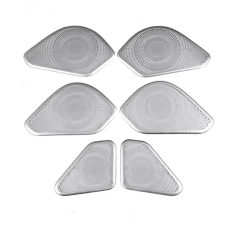 

1Set/6Pcs Door Loudspeaker Sound Pad Horn Mesh Cover Trim Part For Land Rover Range Rover 2023 Car Interior Speaker Frame