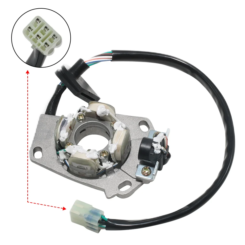 

Motorcycle Boat Charge Coil Assy For Yamaha YZ125 YZ125 2006 2007 2008 2009 2020 2021 YZ125X 2020-2021 1C3-85560-10 Accessories