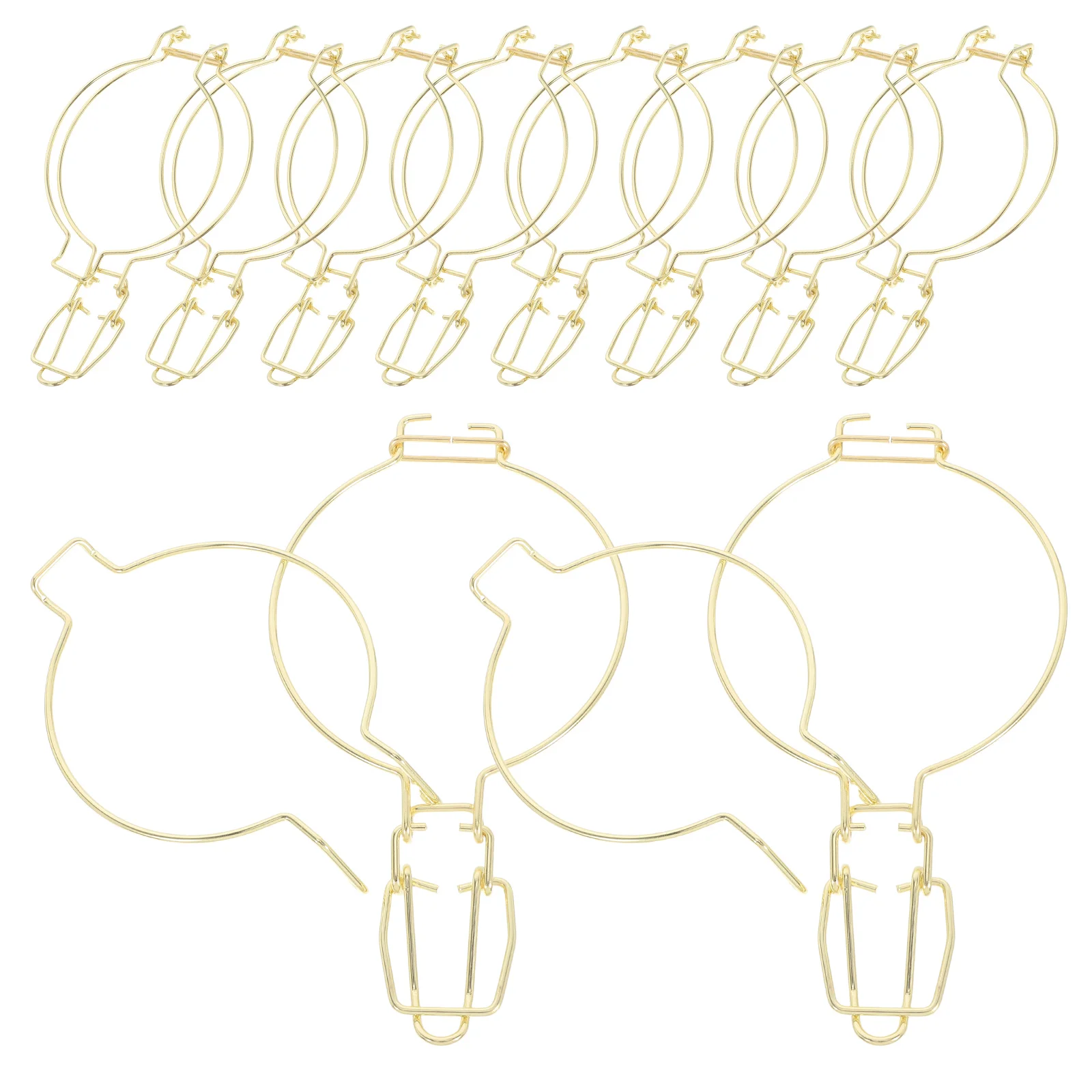 

10 Pcs Metallic Line Sealing Can Buckle Wire Lock Stainless Steel Canister Clips