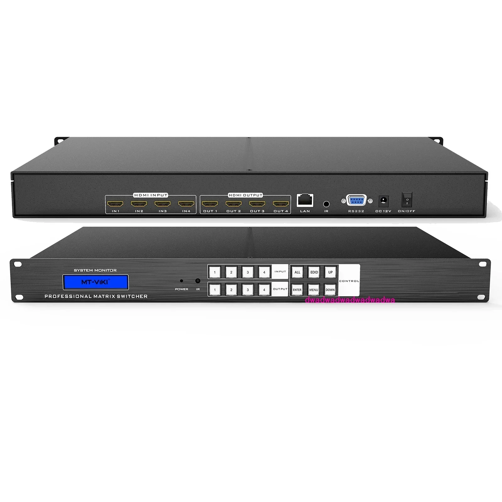 

4K 30Hz Video HDMI Matrix switcher 16x16 + IR Remote , MT-VIKI Audio video equipments 16 port HDMI Matrix Switch