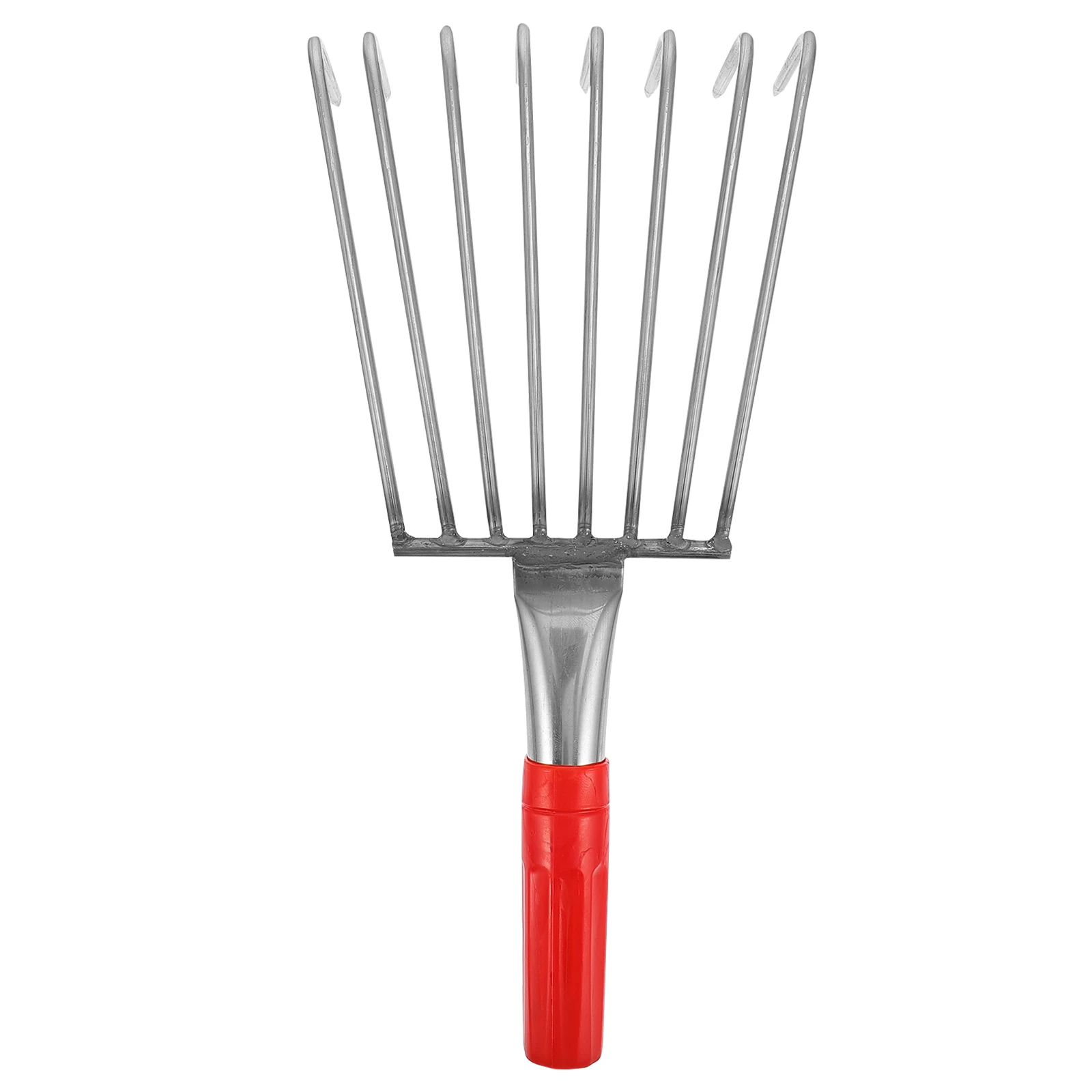 

Heavy Duty 8 Claw Fork Rake Stainless Steel Beach Shell Digging Tool Cultivator for Outdoor Seafood Harvesting