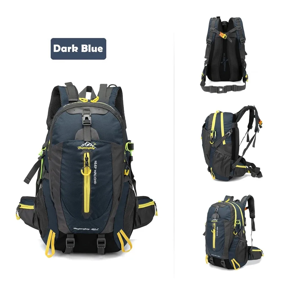 40L Water Resistant Travel Bicycle Backpack Camping Laptop Daypack Trekking Climbing Back Bags For Men Women Hiking Cycling