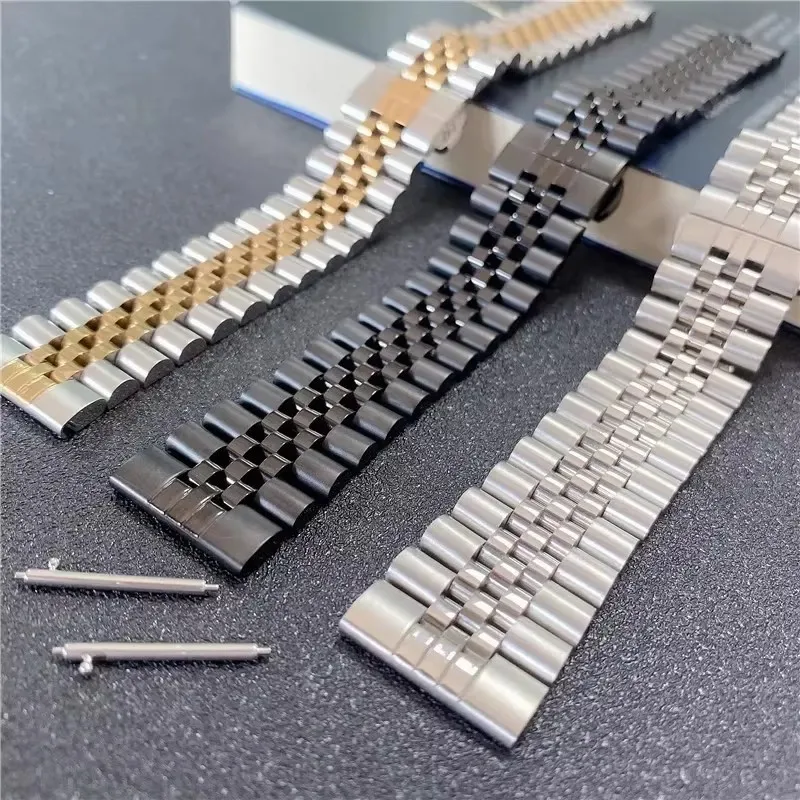 

Watch Strap 22mm Stainless Steel For HAYLOU IRON N1 Metal Men Bracelet For HAYLOU IRON N1 Luxury Butterfly Buckle Strap