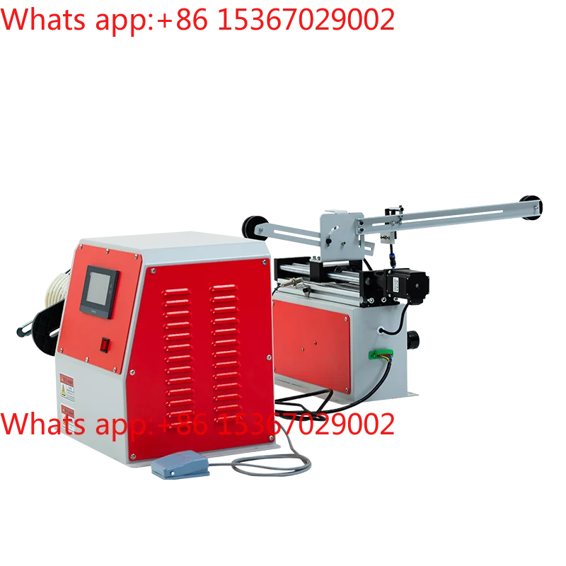 Motor coil enameled wire automatic winding, slot hopping and casing integrated machine