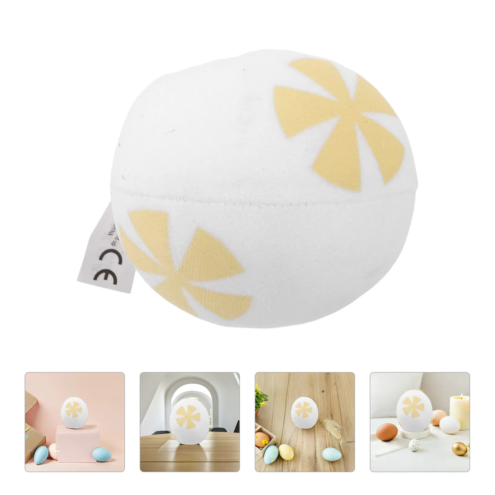 

Easter Egg Stuffed Animal Soft Handmade Colored Small Size 3.5 Inch for Kids Basket Fillers Holiday Gifts Creative Play Indoor