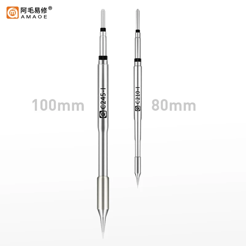 Amaoe C210 C245 Tips Soldering Iron Welding Tip Head For Jbc Gvm Oss Aixun T3b T245 T210 Handle Station Repair Part Tools