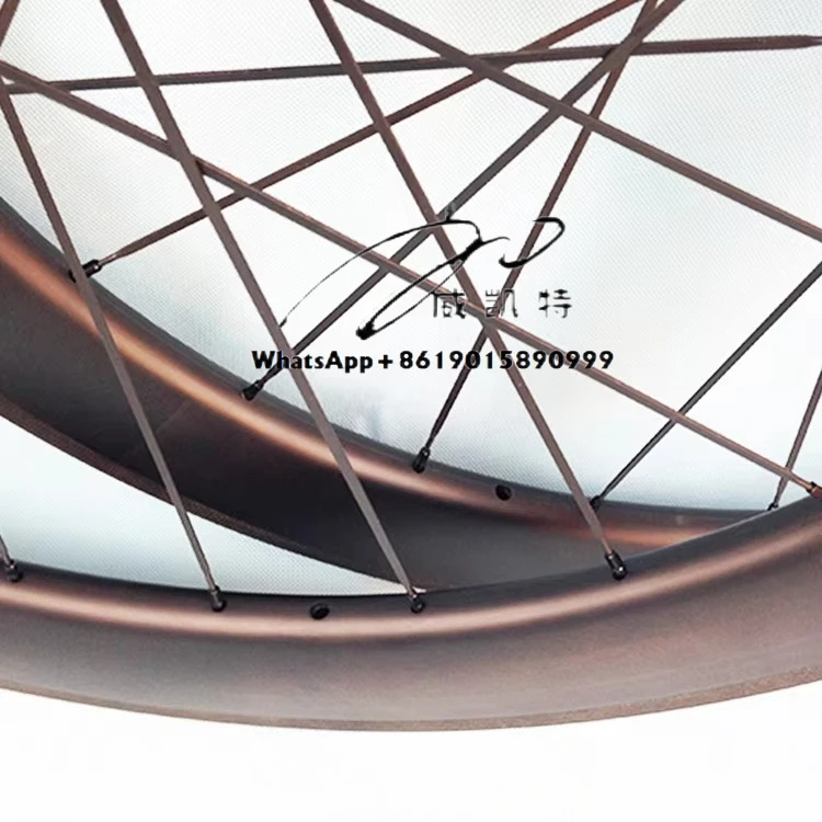 25 مللي متر عرض 60 عمق الكربون المسار دراجة عجلة أنبوبي مع Novatec الثابتة والعتاد 17 الأسنان محور 1432 المتحدث عجلة المسار #6