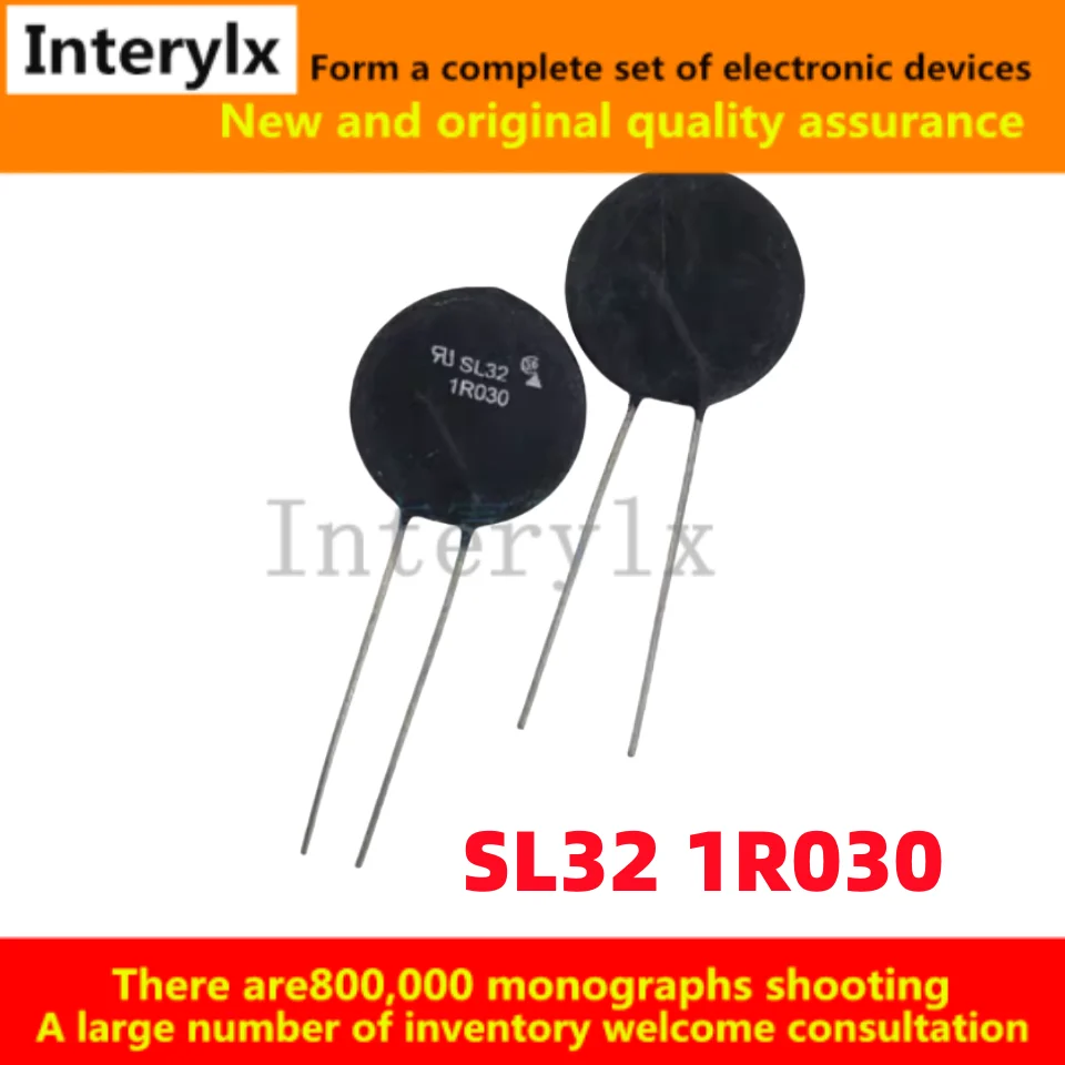 1 Pçs/lote Original SL32 1R030 1Ω 1R 30A 31mm termistor NTC SL32-1R030