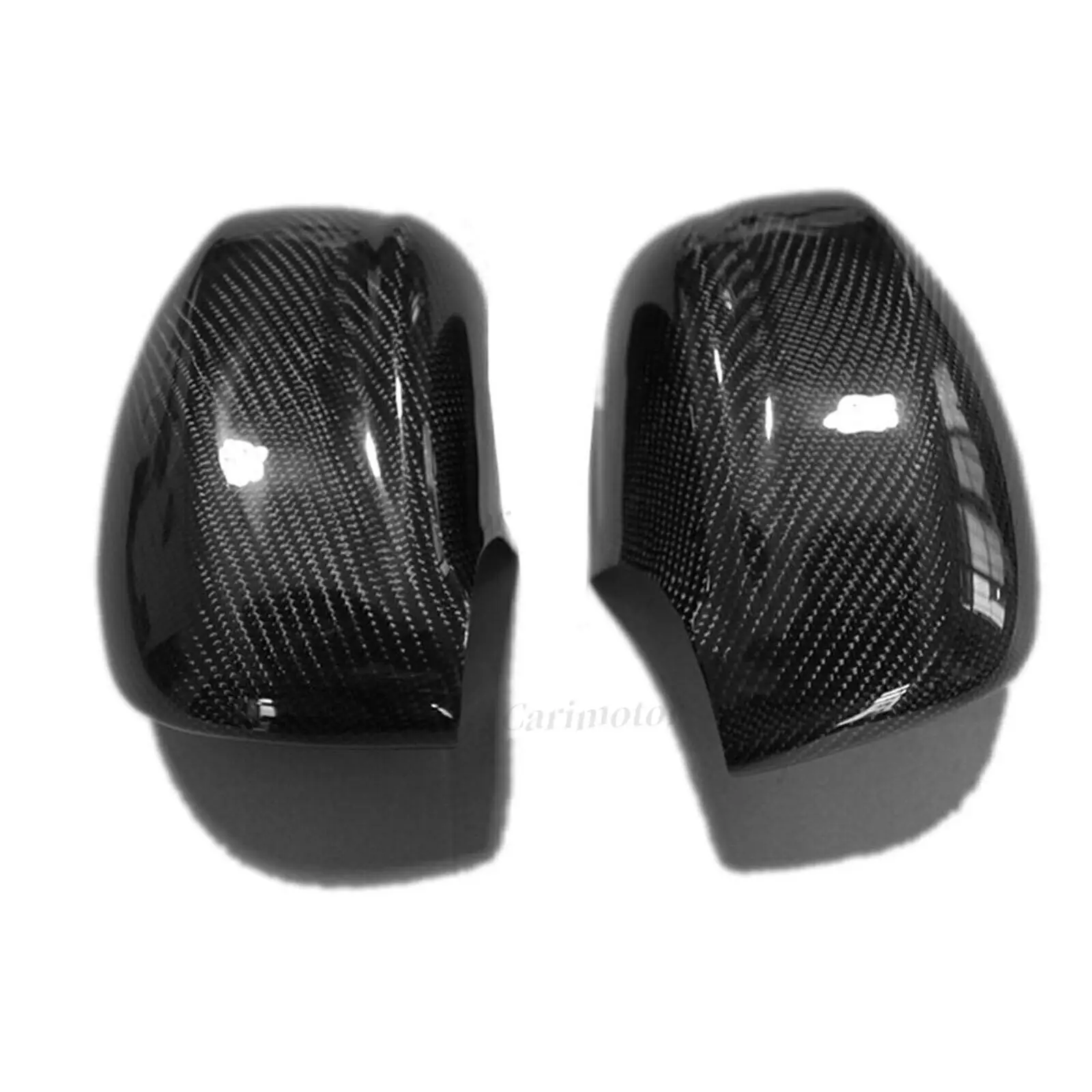 Dry Black Carbon Fiber Side Mirror Cover Fit For Nissan GT-R GTR R35 2009-2020