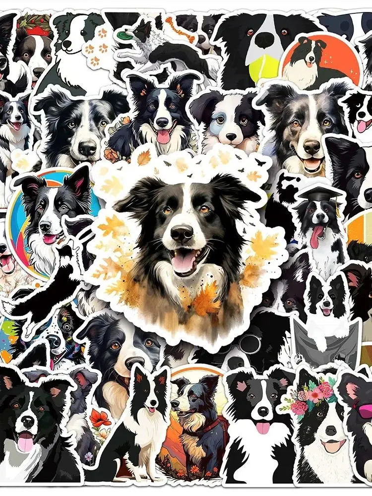 AliExpress GOGOTU 50PCS Border Collie Graffiti Sticker Cartoon Cute Dog Decoration DIY Laptop Phone Luggage Bicycle Waterproof Stickers Kids Gifts