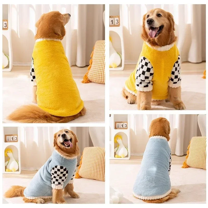 Border Collie-Vêtements rembourrés en coton pour grands chiens, Labrador, Corgi, petits et grands chats, vêtements pour animaux de compagnie, automne et hiver