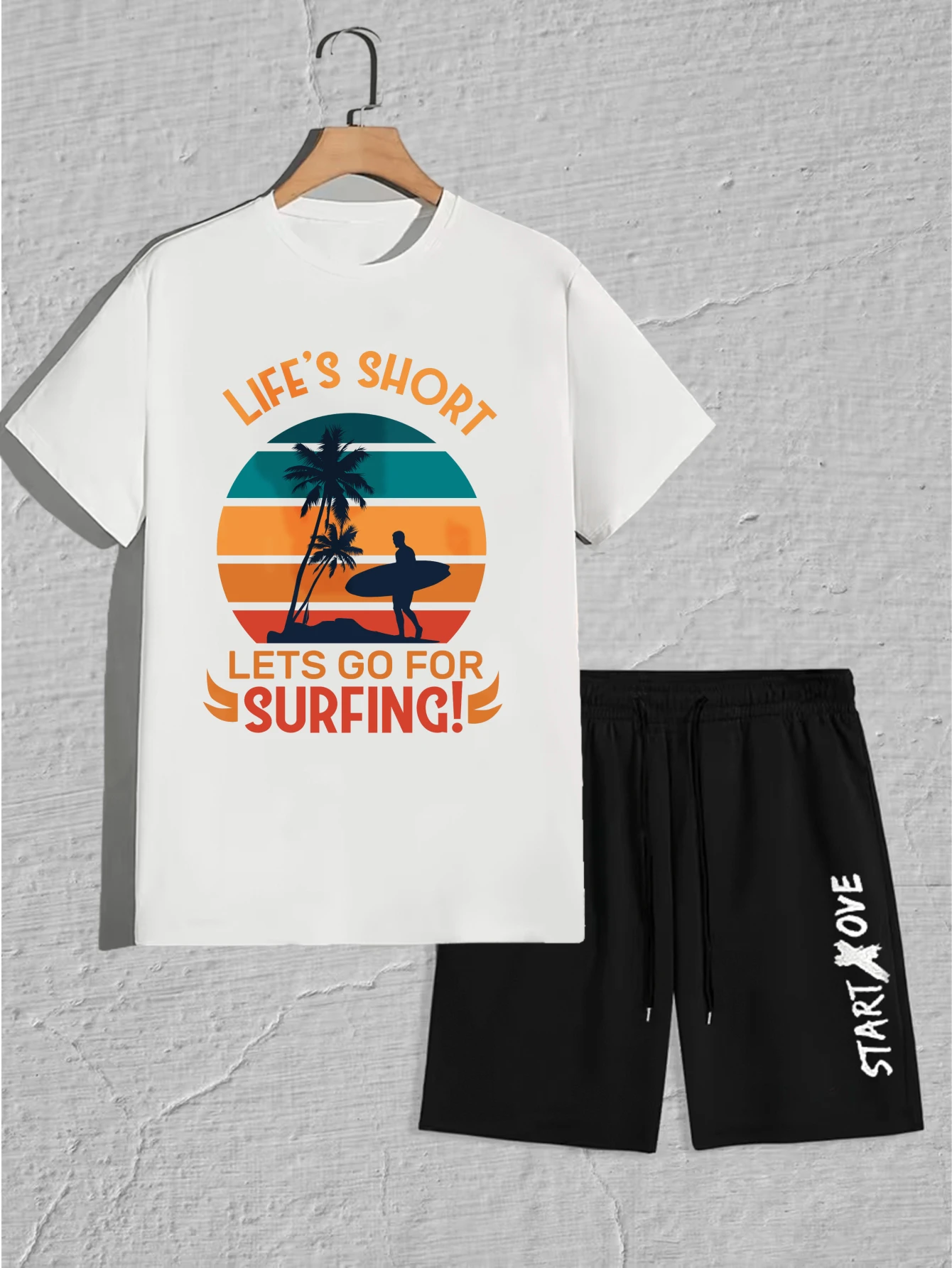 

Мужской комплект, летняя мужская одежда 2025 года, комплект толстовок с принтом, мужские костюмы, дышащий мужской комплект, капельная одежда с графическим рисунком, футбол