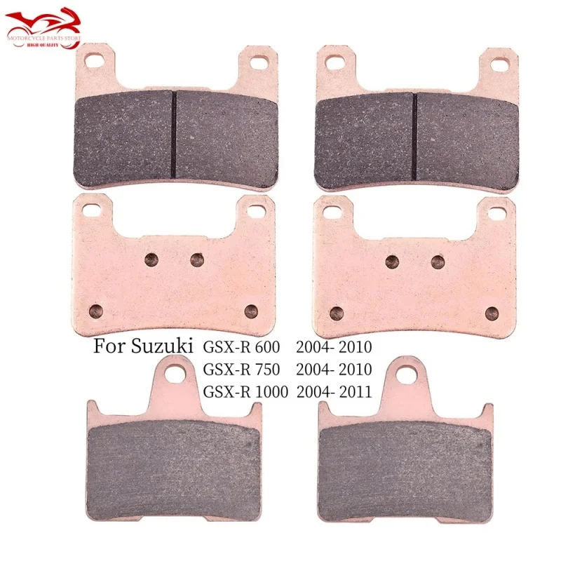 

Motorcycle Front Rear Brake Pads For Suzuki GSXR600 GSXR750 2004-2010 GSXR1000 K4 K5 K6 2004-2011 GSX-R600 GSX-R750 GSX-R1000