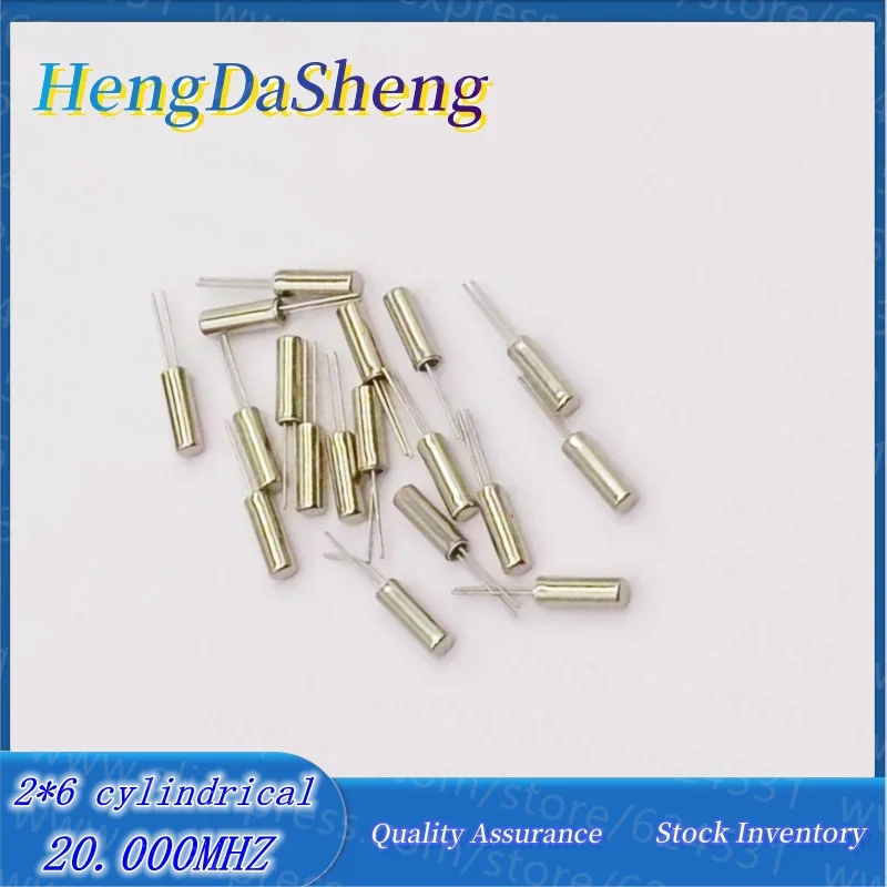 20Pcs/Lot 2*6 Cylindrical Crystal Oscillator 2X6 20MHZ 20.000MHZ 20M JU-206 High Quality