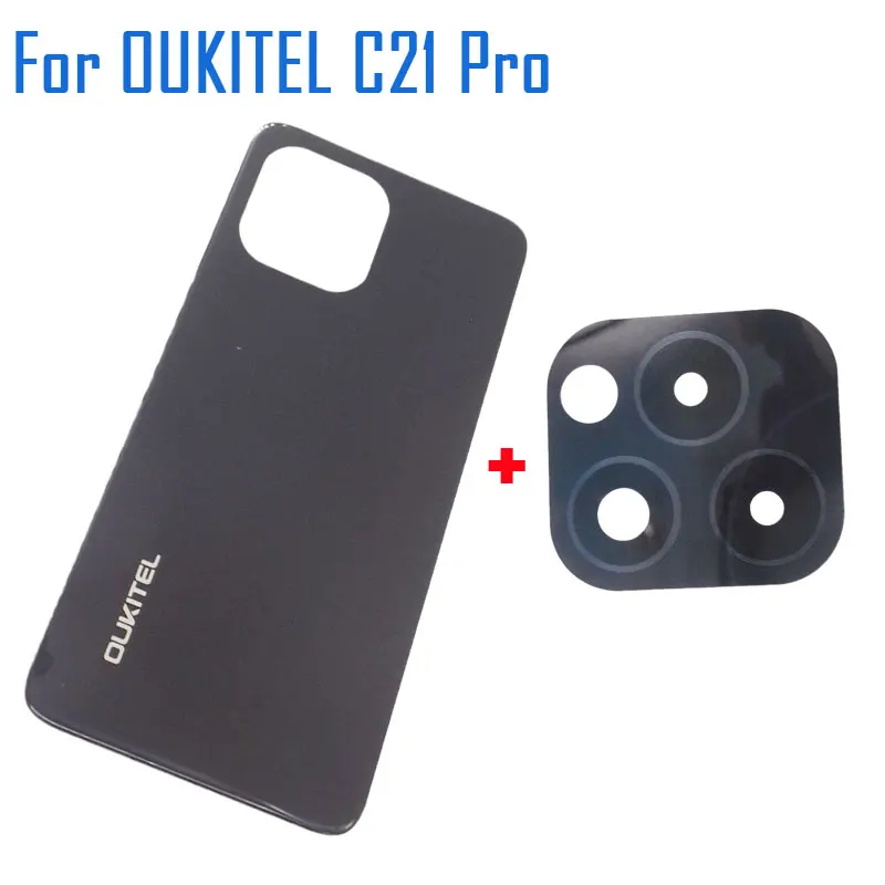 OUKITEL C21 Pro Battery Cover Original Back Cover Protective Cover+Camera Lens Repair Replacement Accessories For OUKITEL C21pro